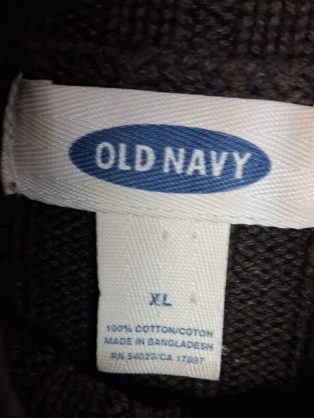 Old Navy Men's Olive Ribbed Turtleneck Sweater